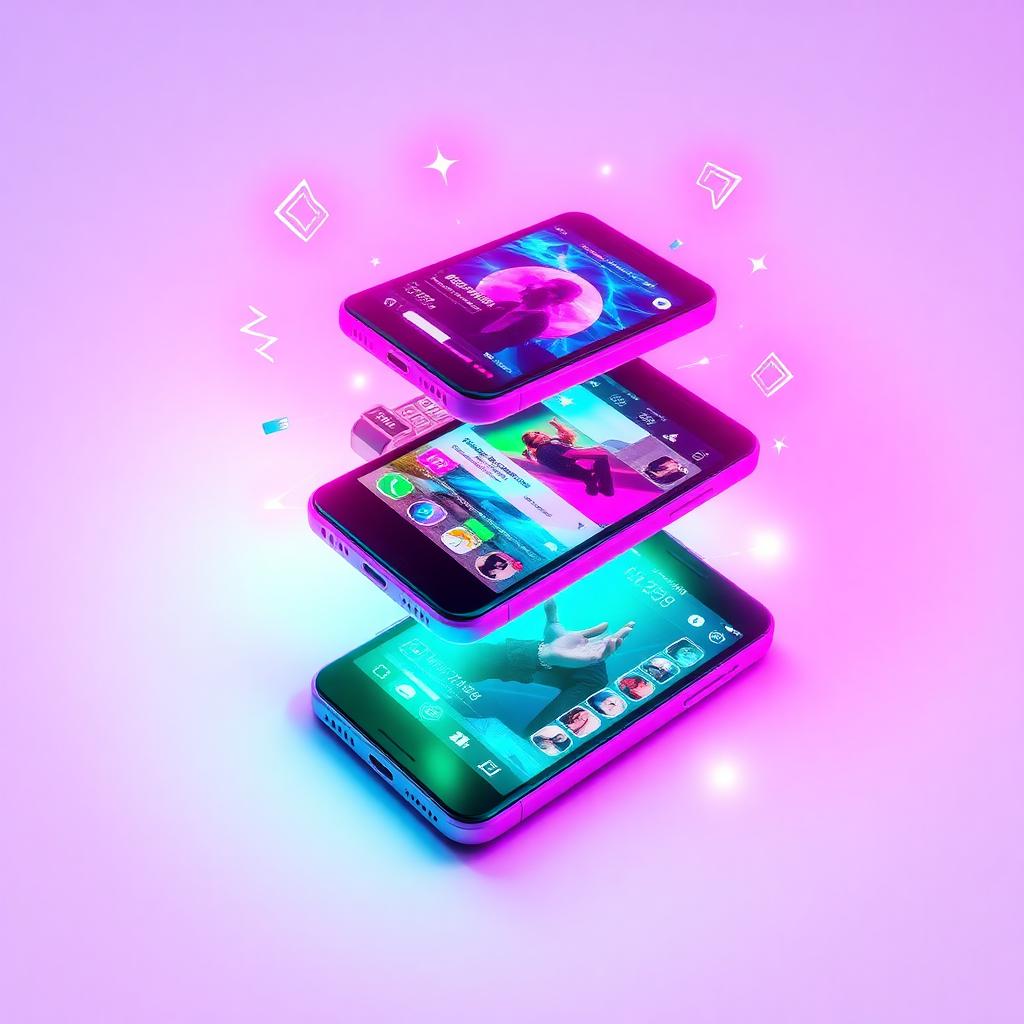 Content Creation   neon AI visualization